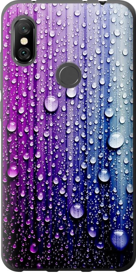 Чехол на Xiaomi Redmi Note 6 Pro Капли воды (3351m-1551-42517)