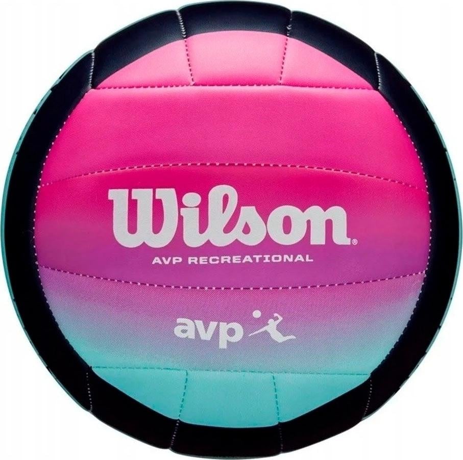Мяч для пляжного волейбола Wilson AVP OASIS VB р. 5 Розово-черный (WV4006701XBOF)