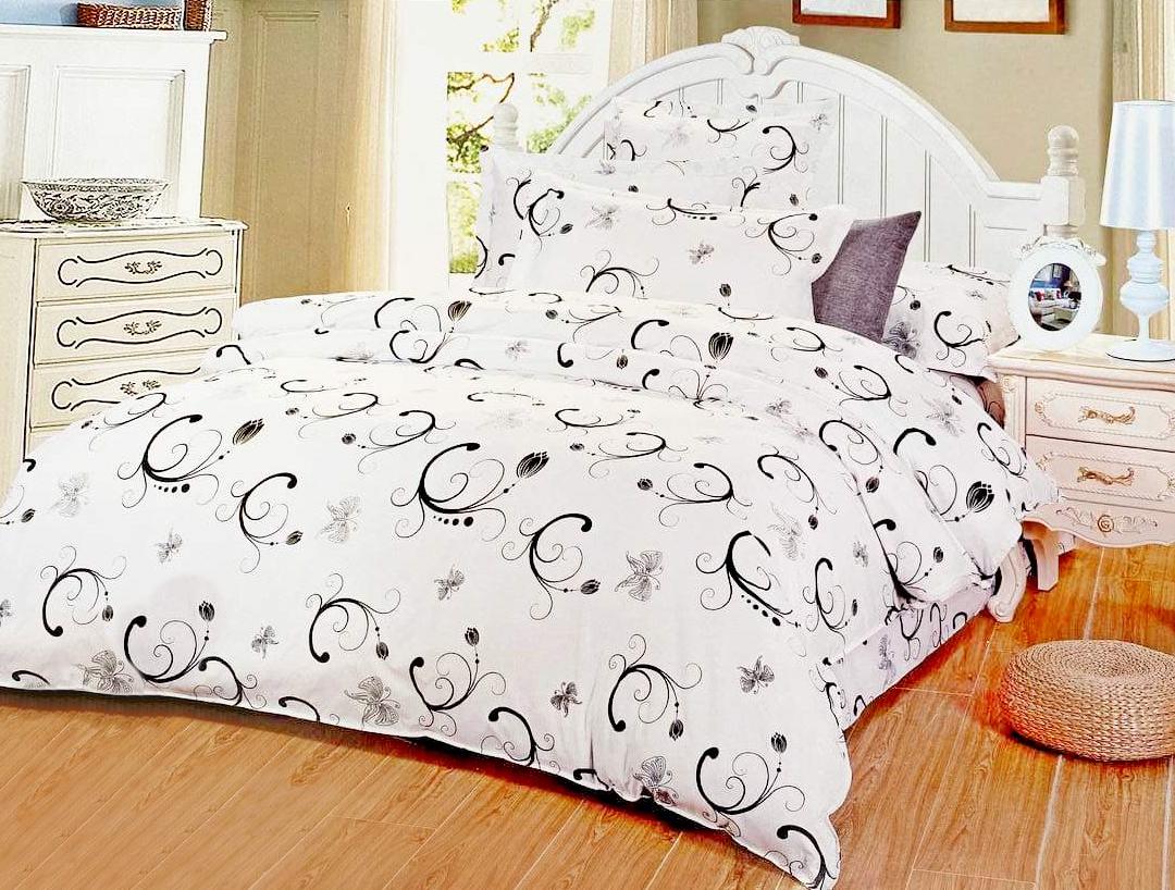 Постельное белье евро Vital S-1 из сатина (DR007150)