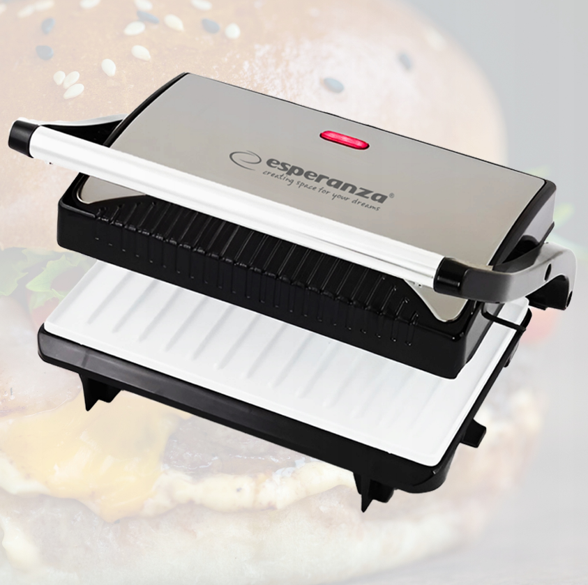 Електрогриль контактний Esperanza TALEGGIO 750 Вт - фото 8 Електрогриль контактний Esperanza TALEGGIO 750 Вт - фото 8