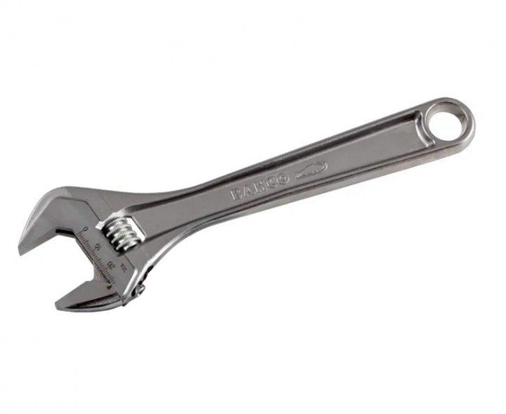 Ключ разводной Bahco 205 мм со шкалой захвата 27 мм с хромированным покрытием 8071C (11369)
