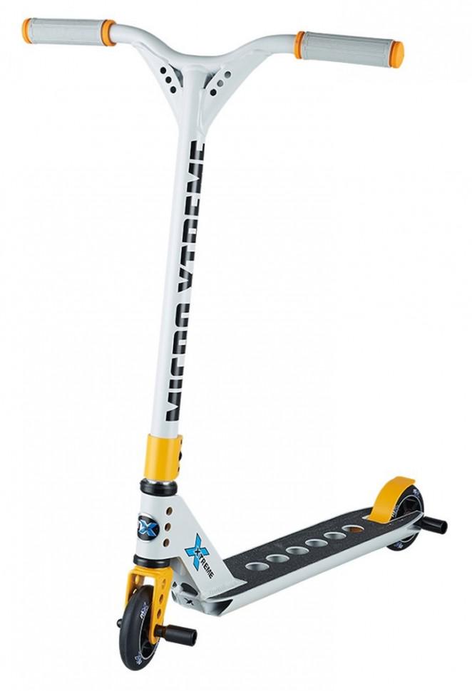 Трюкових самокат Micro MX Trixx 2.0 Сіро-жовтий (SA0186)