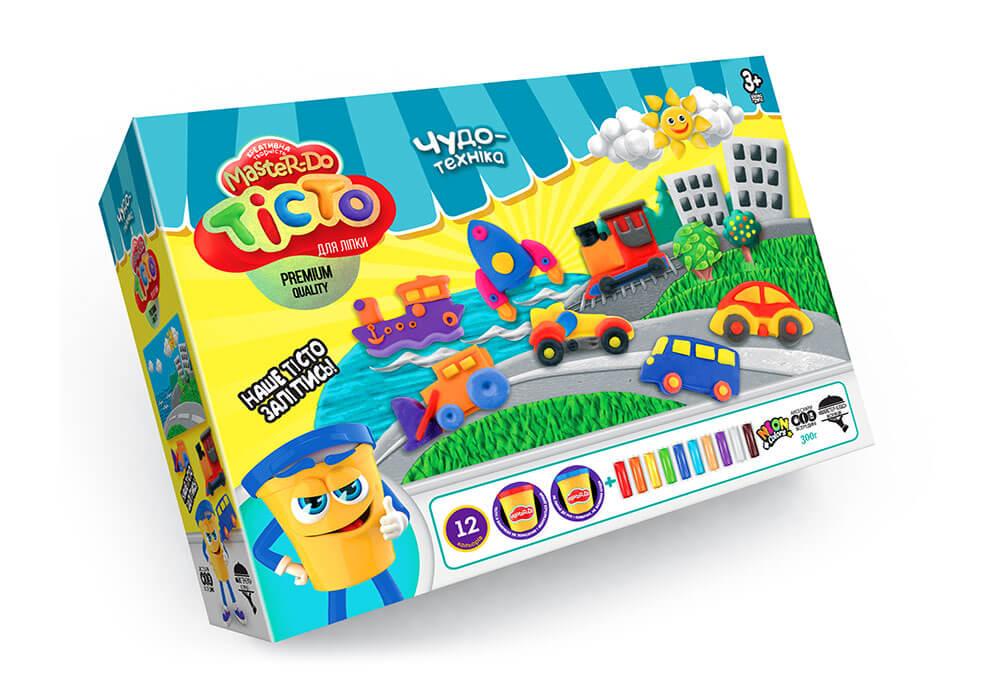 Набір креативної творчості Danko Toys Тісто для ліпки MASTER DO Чудо-техніка (TDM-07-02U)