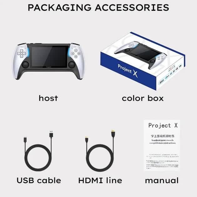 Ігрова портативна консоль Protectx PX екран 4,3" IPS 10000 ігор (28830511) - фото 5