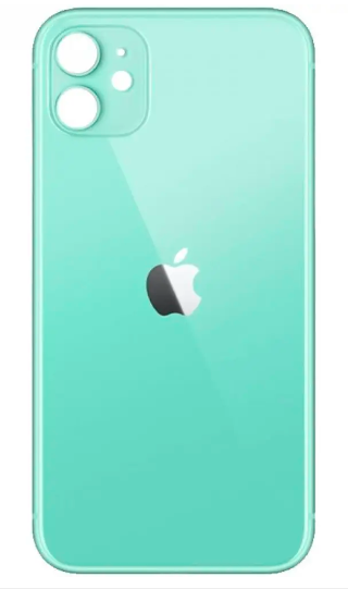 Скло корпусу iPhone 11 із рамкою камери Green (P640)