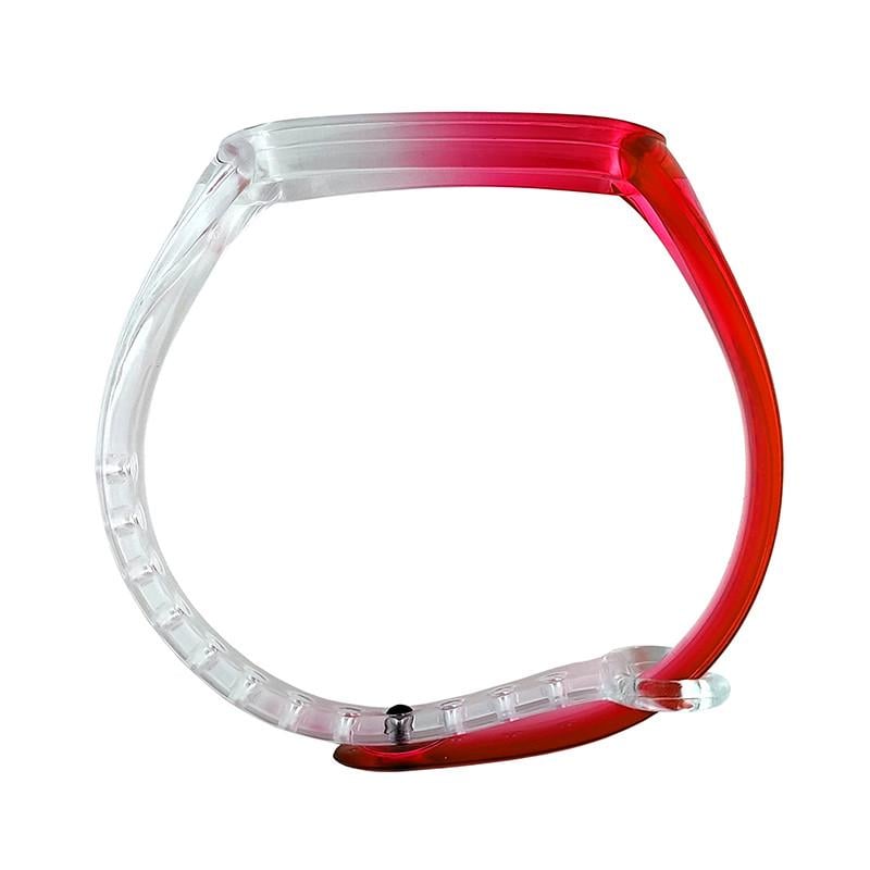 Ремінець для фітнес браслету Mi Band 5/6 Neon Clear Red (29caa1-3365) - фото 2