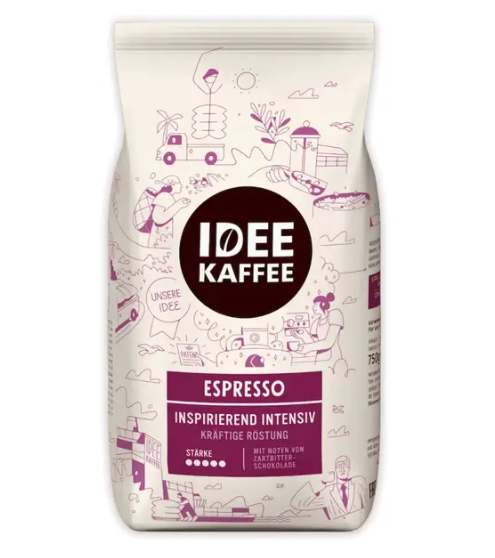 Кава J.J.Darboven Idee Espresso у зернах 750 г