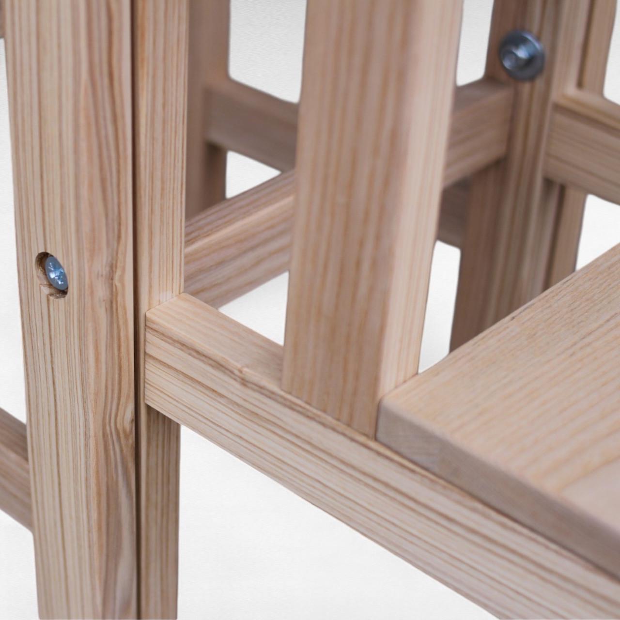 Табурет-лестница деревянный Студія Дерева Вільха ТД бытовой раскладной 3 ступеньки Бежевый (31002891) - фото 5 Табурет-лестница деревянный Студія Дерева Вільха ТД бытовой раскладной 3 ступеньки Бежевый (31002891) - фото 5