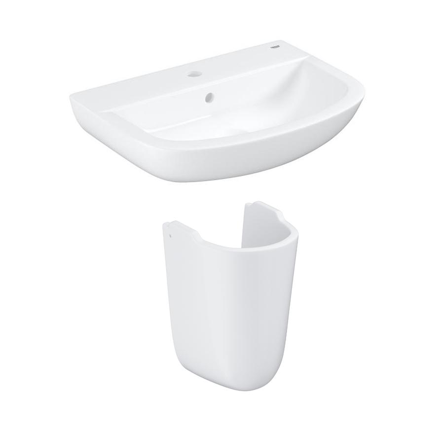 Умывальник подвесной Grohe BauClassic 39440000_39426000 553x386x151 мм Белый (234203)