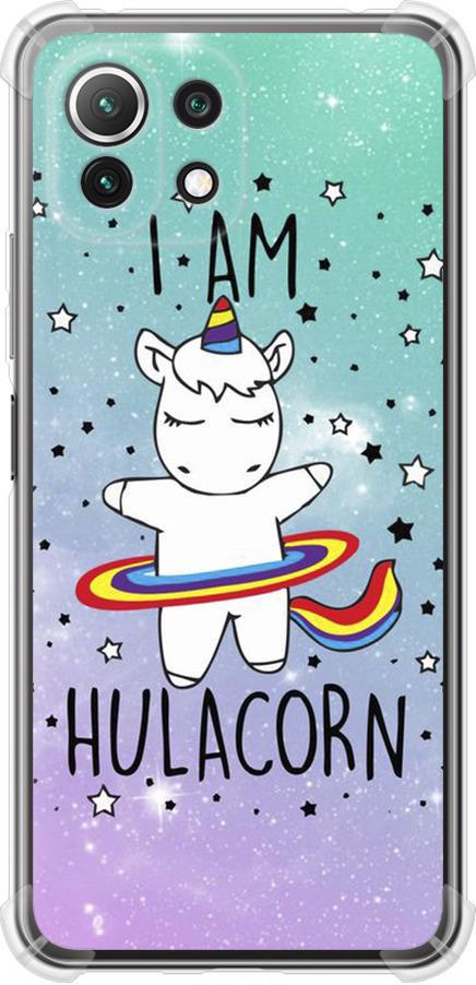 Чехол на Xiaomi Mi 11 Lite I'm hulacorn (3976sp-2281-42517)