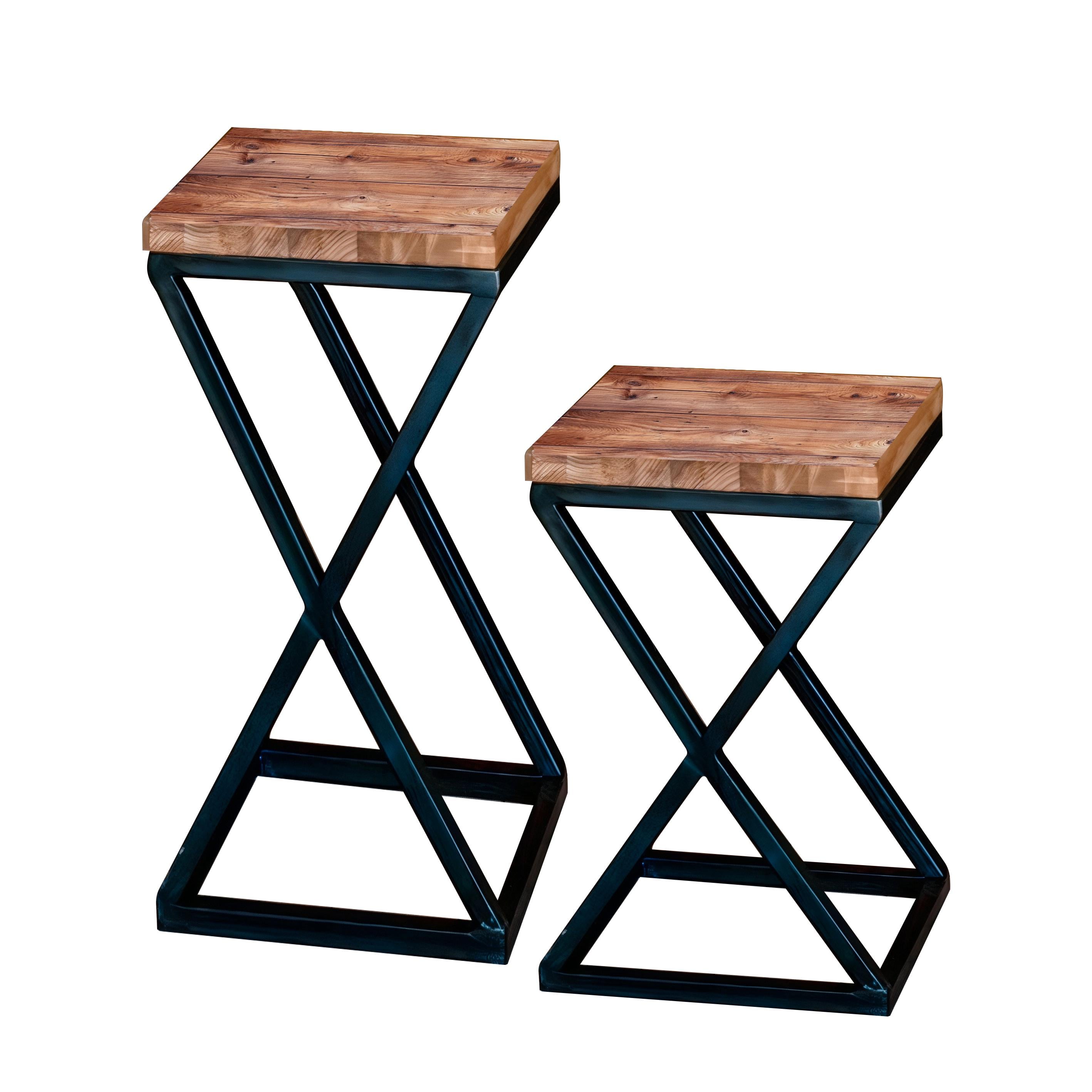 Комплект подставок под цветы EcoLoft IN-2133 в стиле лофт из натурального дерева (IN-2133) Комплект подставок под цветы EcoLoft IN-2133 в стиле лофт из натурального дерева (IN-2133)