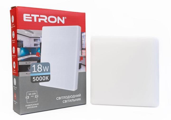 LED-светильник квадратный ETRON Decor 1-EDP-661 18W 5000К IP20 (27552552)
