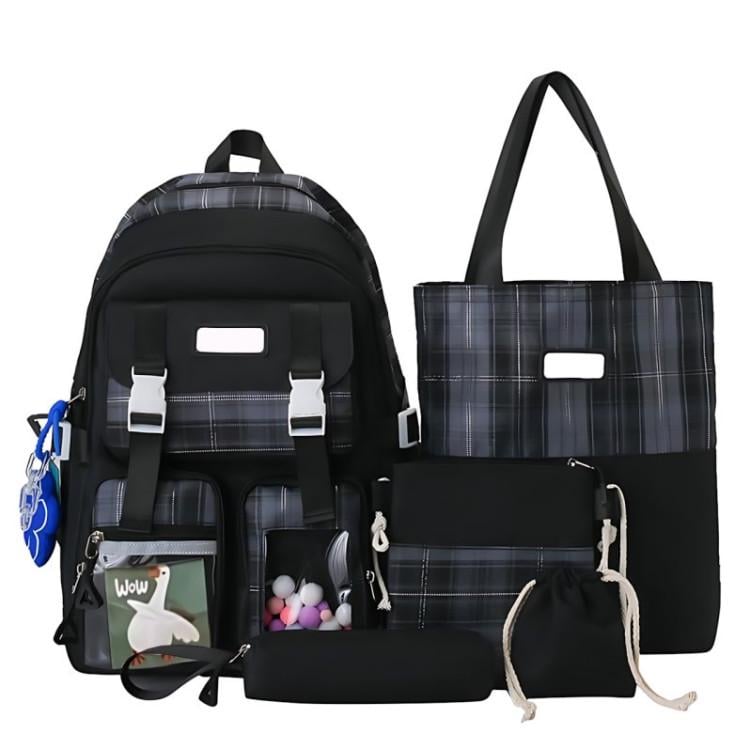 Набор для школы MFG-2-618 рюкзак/сумка/клатч/пенал/мешочек