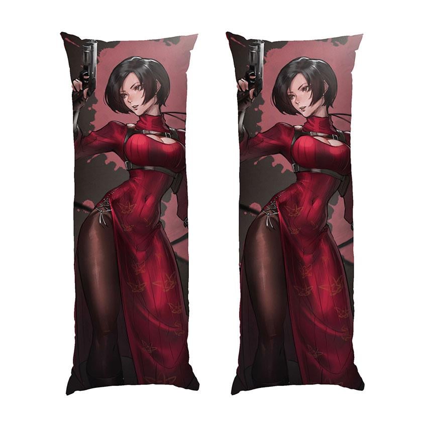 Подушка дакимакура Ada Wong Resident Evil габардин 140х45 см (112578-2)