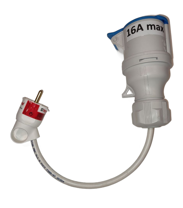 Переходник для зарядки электромобиля от домашней электросети 32-16 A (FL16) - фото 3 Переходник для зарядки электромобиля от домашней электросети 32-16 A (FL16) - фото 3