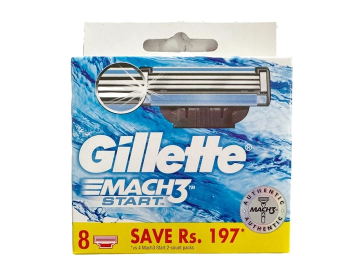 Касети змінні GILLETTE Mach 3 Start 8 шт.