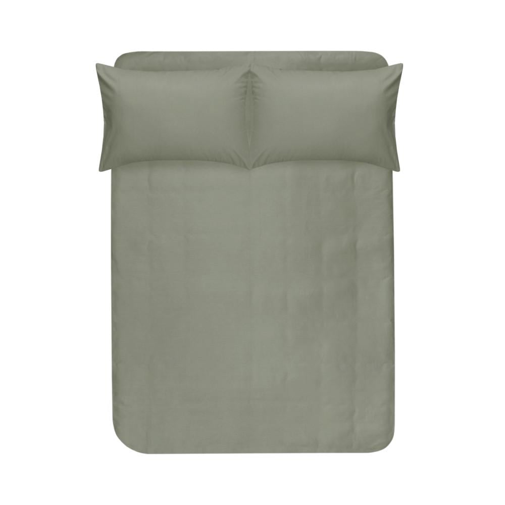 Простыня на резинке с наволочками Lotus Home Leona сатин premium 180х200+50х70 см Оливковый (21955582) Простыня на резинке с наволочками Lotus Home Leona сатин premium 180х200+50х70 см Оливковый (21955582)