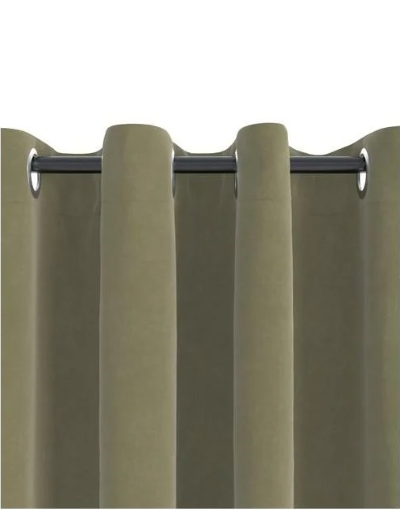 Занавеска 140x300 см Хаки