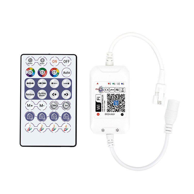 Контроллер Prolum SPI RGB Wi-Fi IR 28 кнопок 12A 3Pin (29014759)