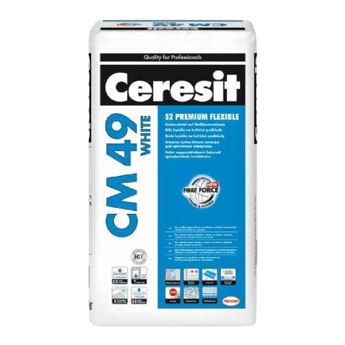 Ceresit CM 49/20 S2 Premium Flexible біла клеюча суміш