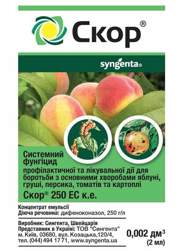 Фунгицид Скор Syngenta 2 мл