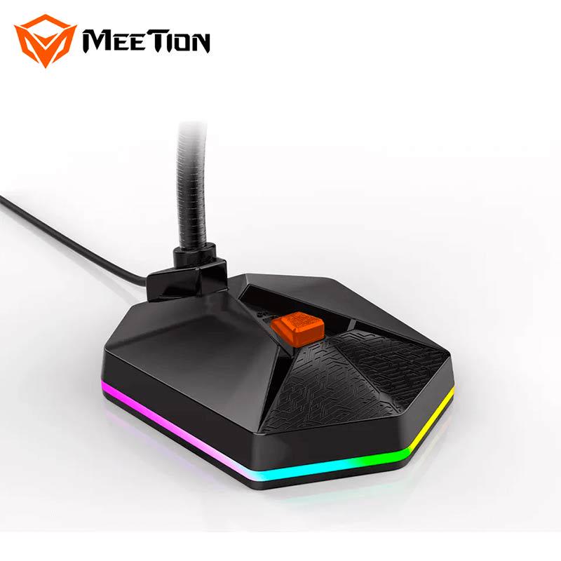 Мікрофон MeeTion MT-MC13 RGB USB Black (51ae53e2) - фото 4