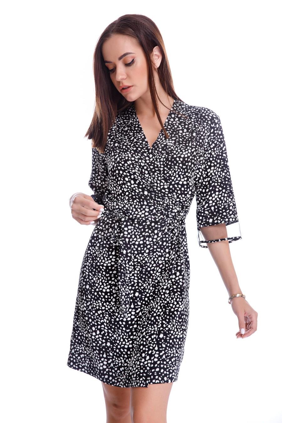 Комплект German Volf халат/топ/шортики р. 46/L Черный (75394)