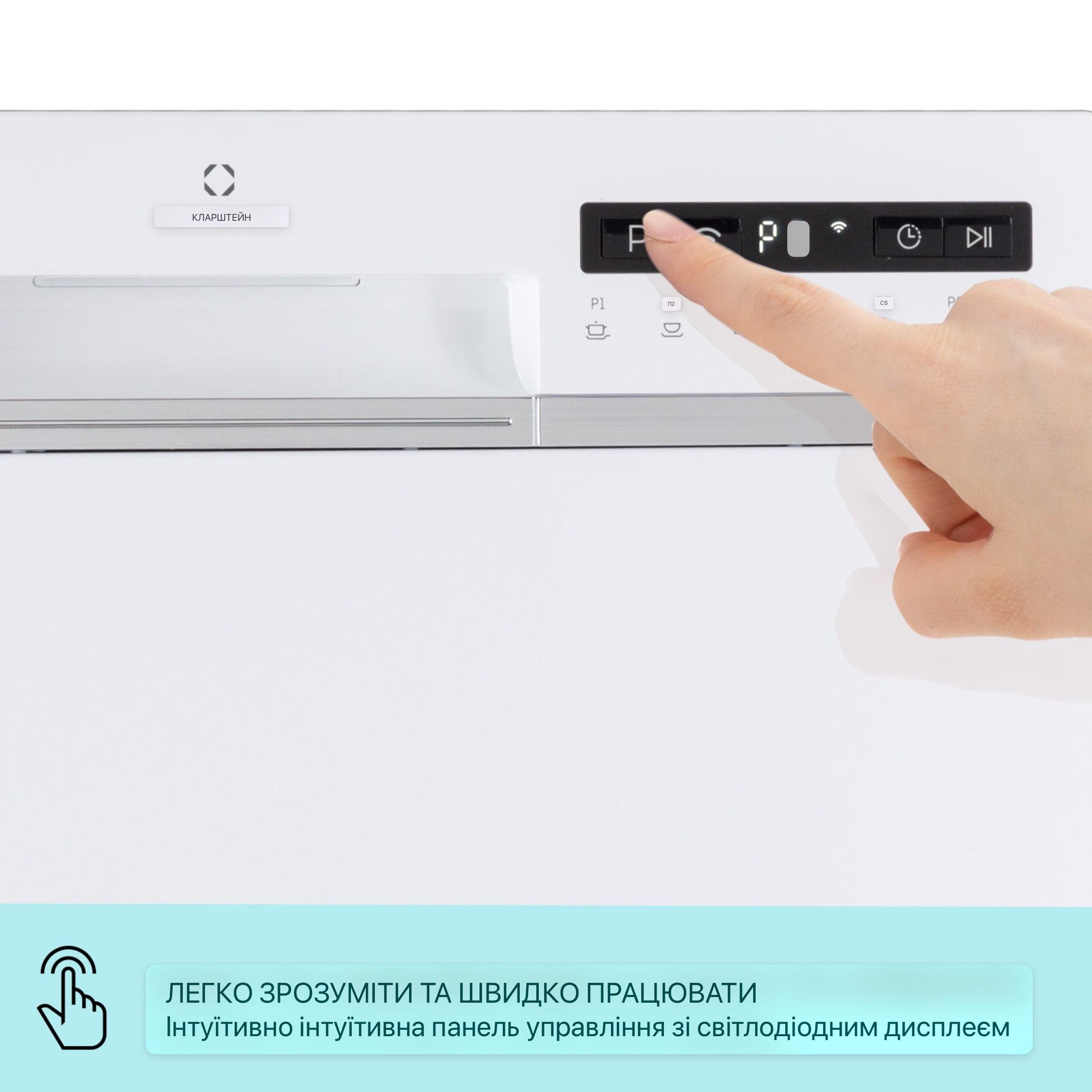 Посудомийка KLARSTEIN Amazonia 6 Smart 1380Вт (10041885) - фото 4