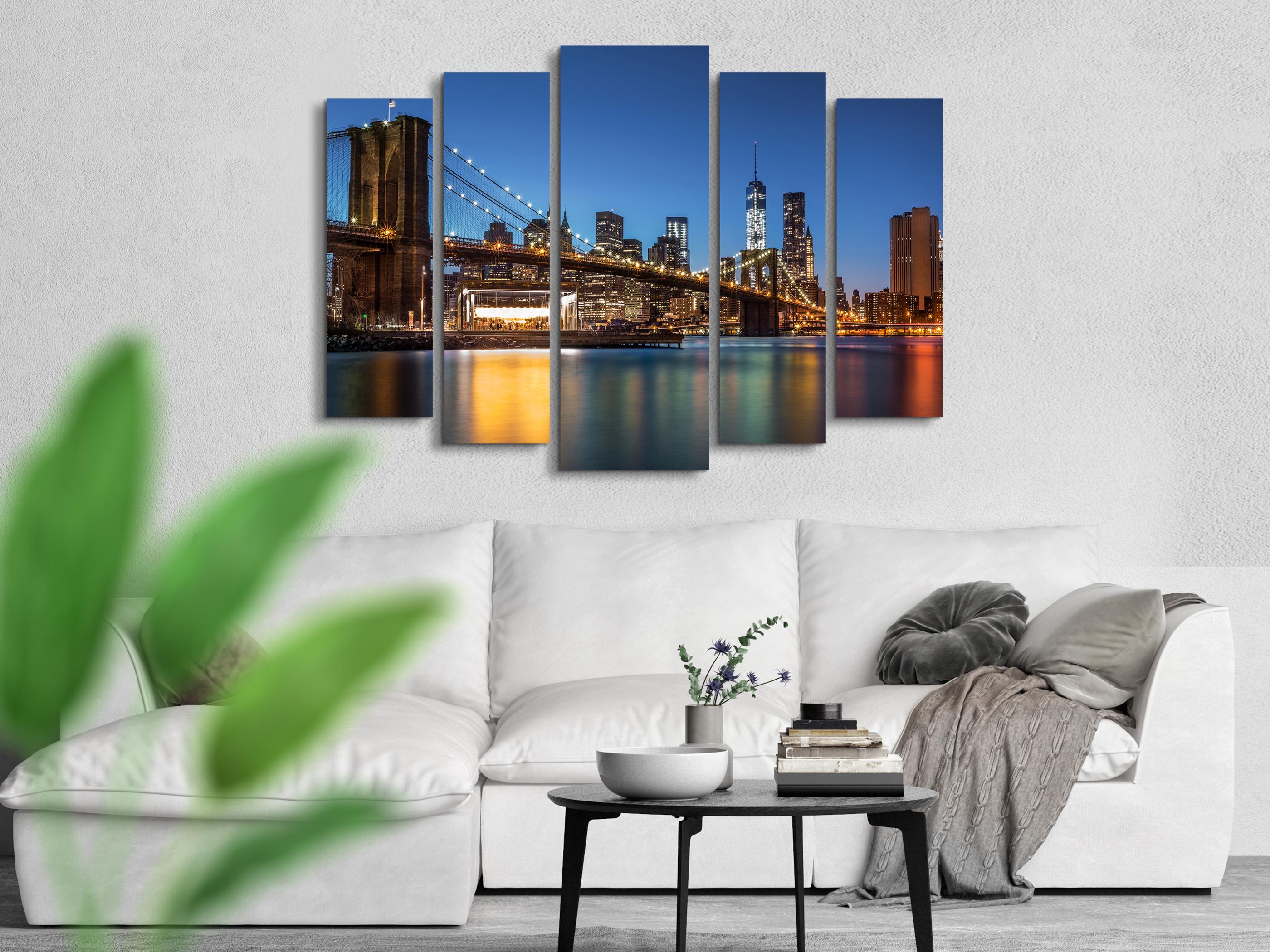 Картина модульная Город Мост 90х132 см (Art-285_5) - фото 2 Картина модульная Город Мост 90х132 см (Art-285_5) - фото 2