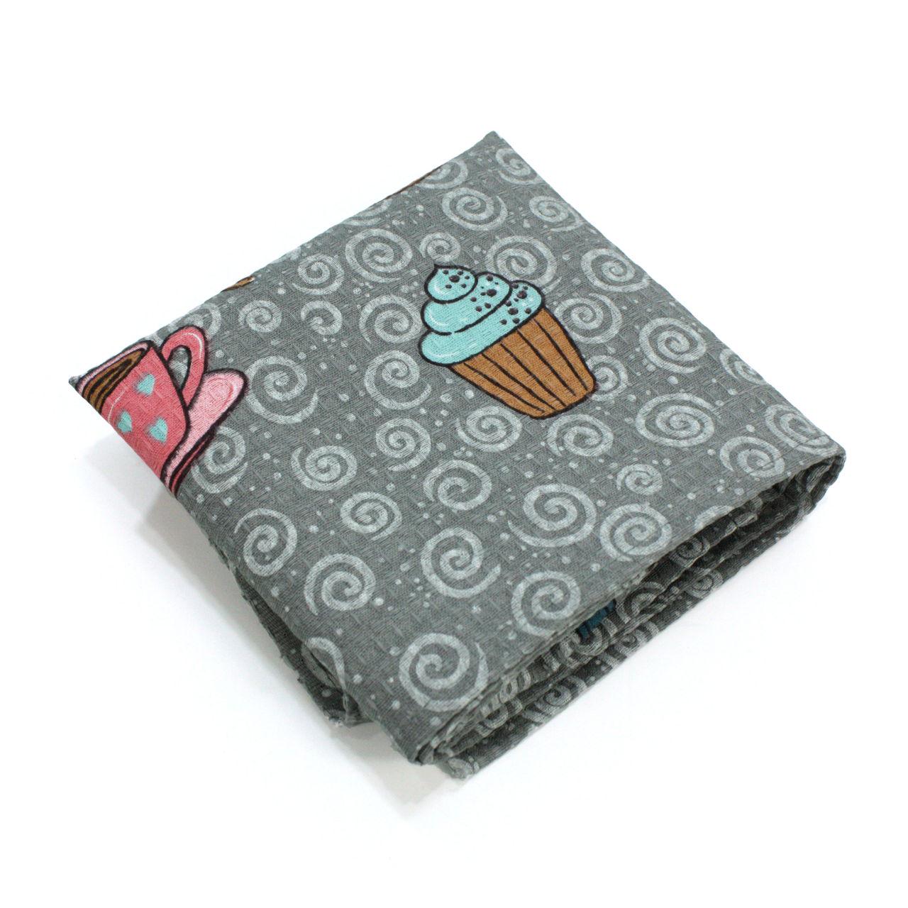 Кухонний рушник 0336 40х60 см Сірий (161033) - фото 2 Кухонний рушник 0336 40х60 см Сірий (161033) - фото 2