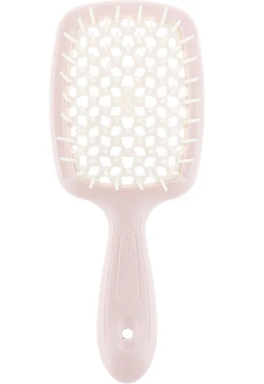 Щітка для волосся JANEKE Superbrush Small 17,5х7 см Пудровй з білим