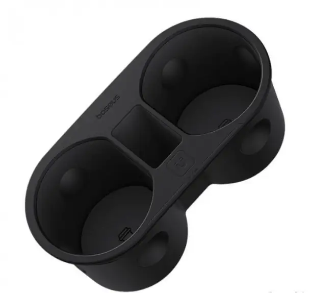 Підсклянник серії для Tesla BASEUS T-Space Series Cup Holder for Tesla C20251303111-00 Black - фото 4