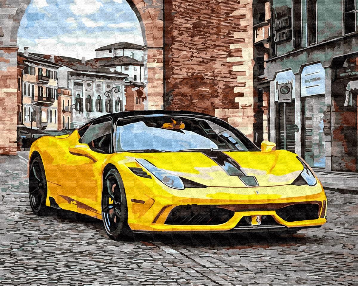 Картина по номерам Brushme GX27259 Скоростной Ferrari 40x50 см (1247650256)