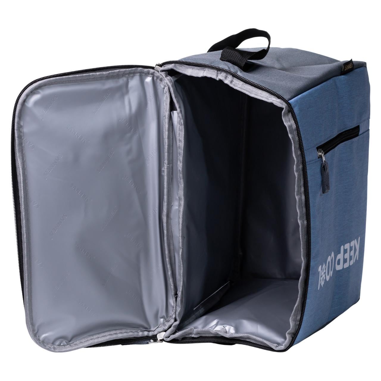 Термосумка-холодильник для їжі / напоїв / пива для риболовлі / пікніка 16 л Блакитний (HP-14-17)