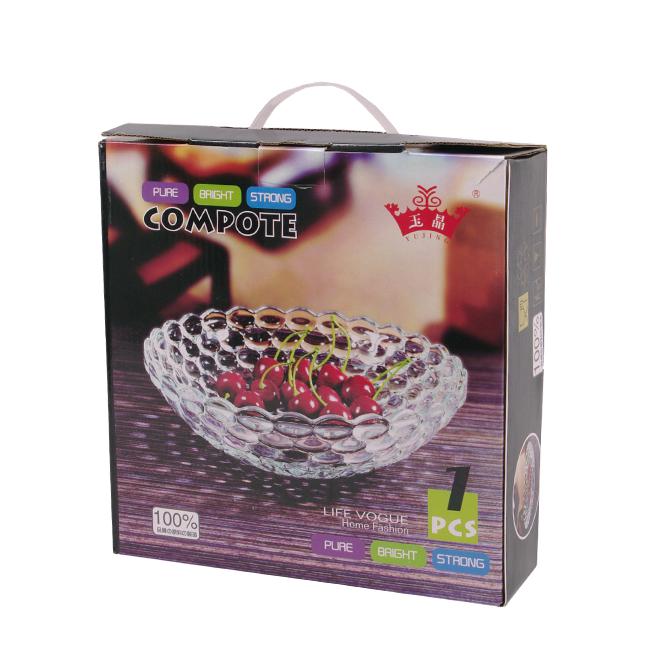 Блюдо для фруктів скляне Bauble 23,5 см (32927) - фото 2