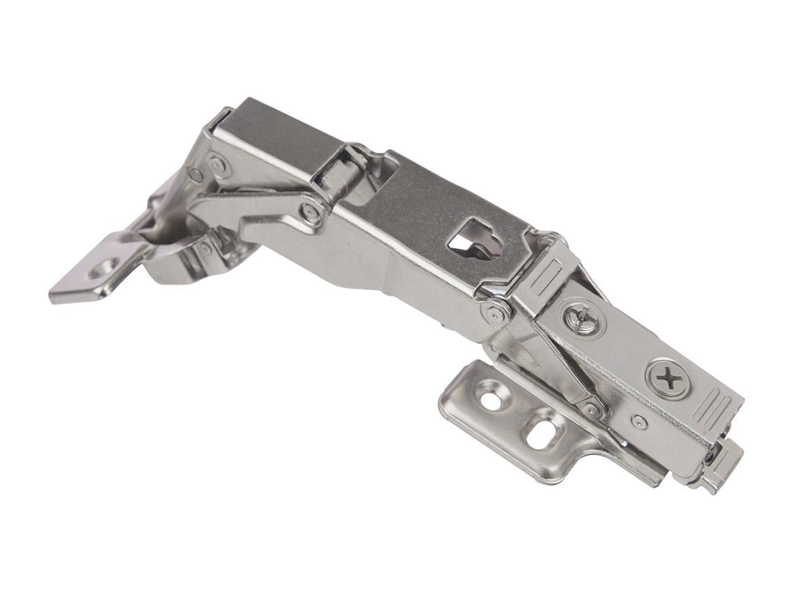 Петля накладна Giff Prime з доводчиком Clip-on 155° MF ⌀ 35 Н=0 Нікель (112290)