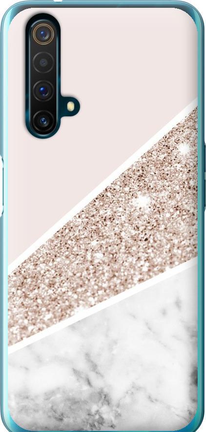 Чехол на Realme X50 Пастельный мрамор (4342u-1894-42517)
