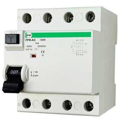 Реле дифференциальное Промфактор FPR-AC C63 30 мА 4P FPR4063030AC (3016635447)