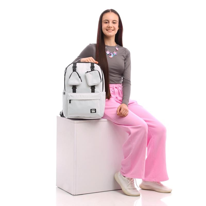 Рюкзак школьный GoPack Education Teens GO25-178L-2 с уплотненной спинкой Серый (000995144) - фото 4 Рюкзак школьный GoPack Education Teens GO25-178L-2 с уплотненной спинкой Серый (000995144) - фото 4