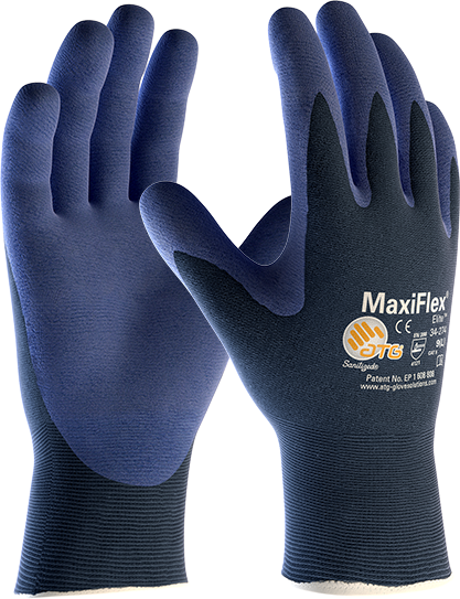 Тонкие рабочие перчатки MaxiFlex Elite 34-274 7 S