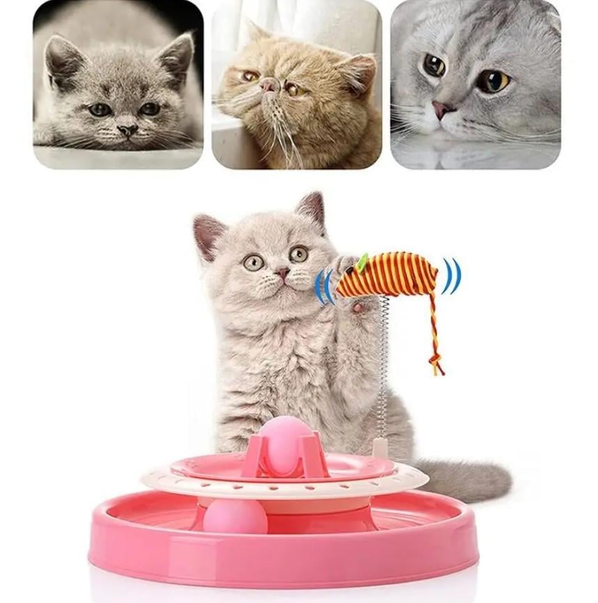 Іграшка для кішок на пружині Cat Scratch Pen трек 2 Рожевий кульки (2104618638) - фото 12 Іграшка для кішок на пружині Cat Scratch Pen трек 2 Рожевий кульки (2104618638) - фото 12