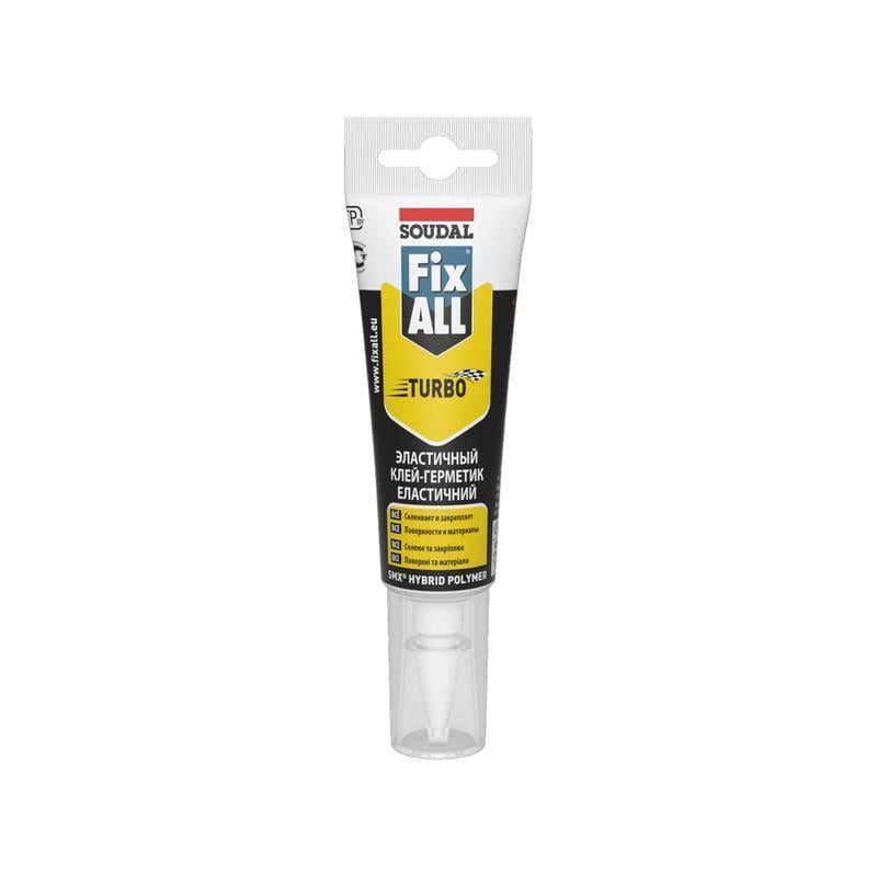 Клей-герметик SOUDAL FIX All Turbo SMX-полимер 125 мл 3 шт. Белый (0000200000000079202)
