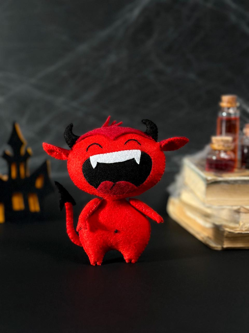 Игрушка Монстрик Дьяволенка 12 см (29528463) - фото 8