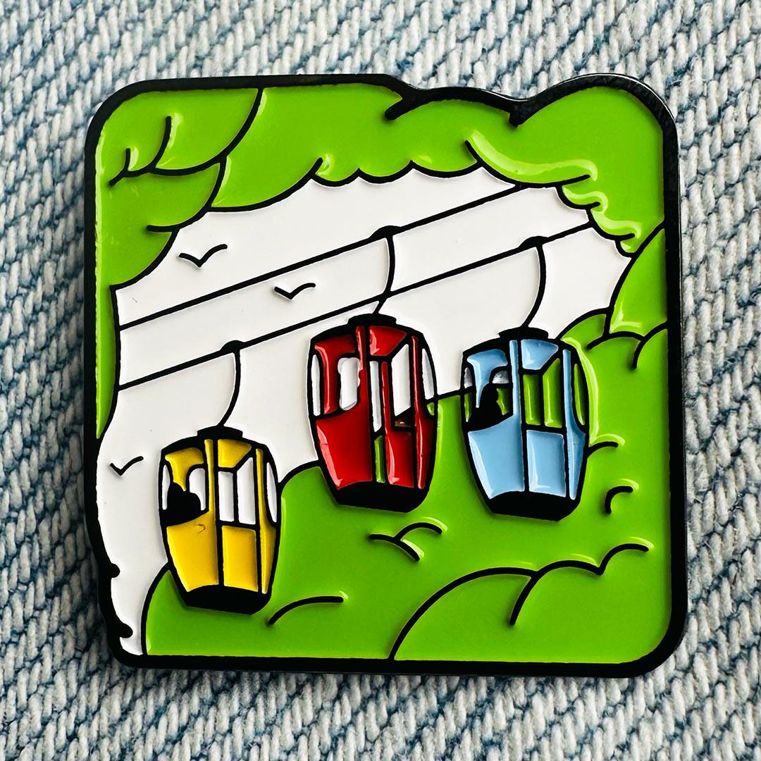 Значок-пін Харків Канатна дорога (00000002559)