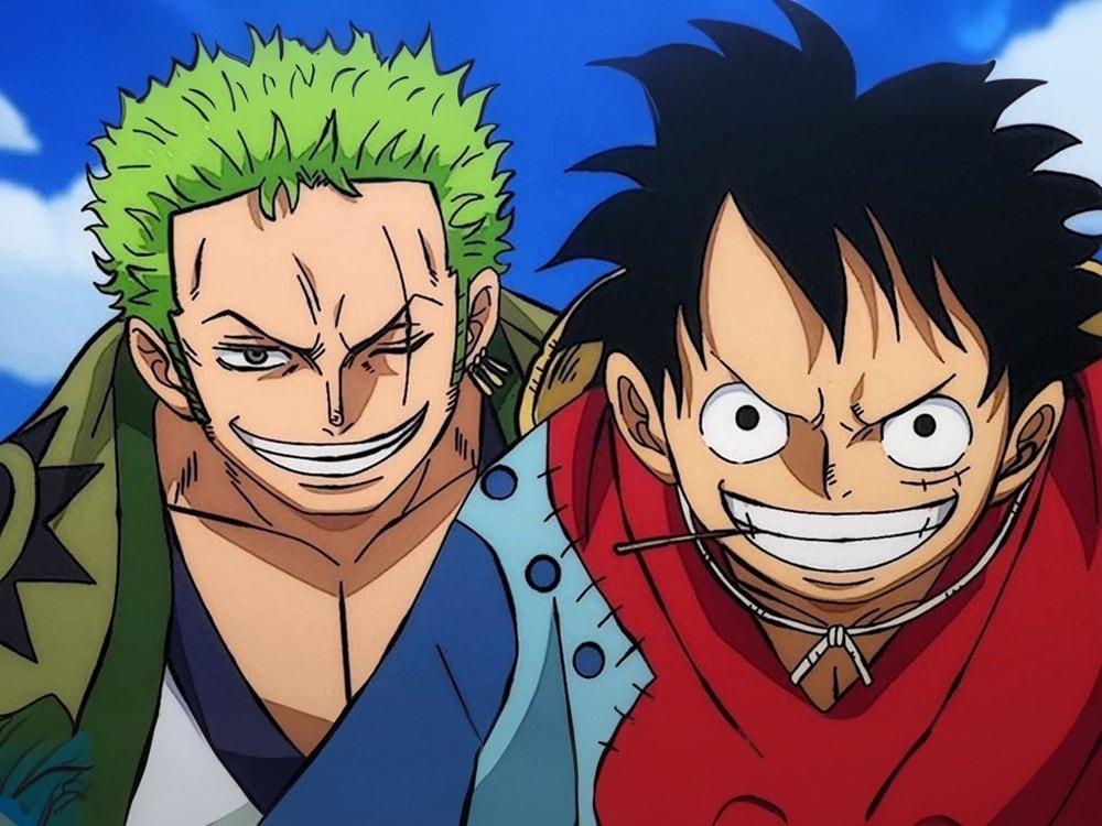 Алмазная мозаика полная выкладка SHLab SH-32693 Аниме One Piece Луффи и Зорро 40x30 см (32693)