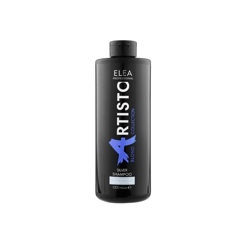 Шампунь для нейтралізації жовтизни Elea Profesional Artisto Silver Shampoo 1000 мл (00049)