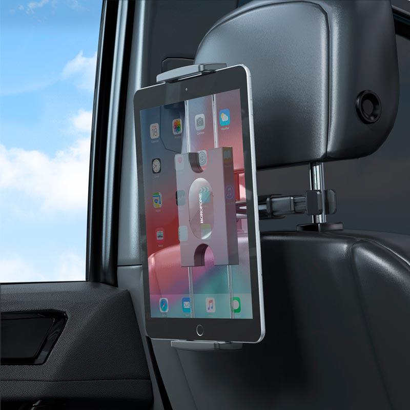 Держатель для телефона в автомобиле Borofone Airy tablet Car Holder headrest BH101 4,7-12,9" (589415) - фото 4