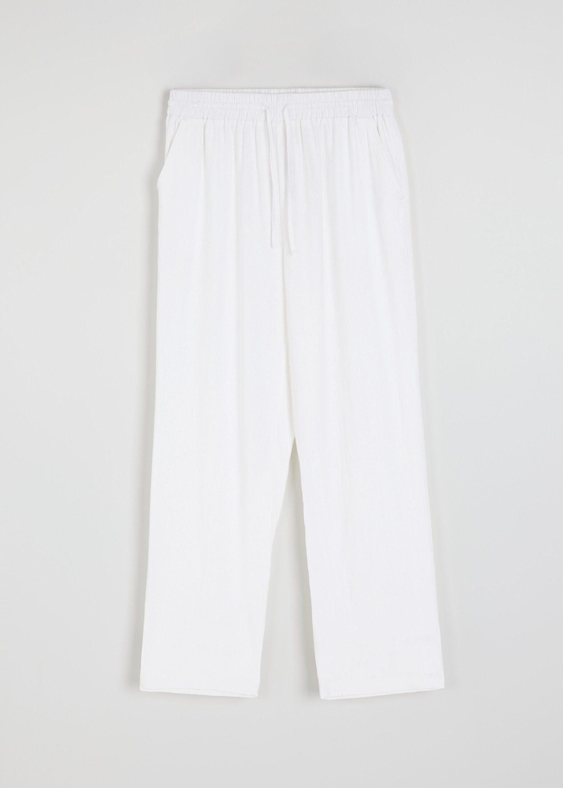 Брюки вільні жіночі Diverse LENEA р. 38 Білий (5905384144270) - фото 5