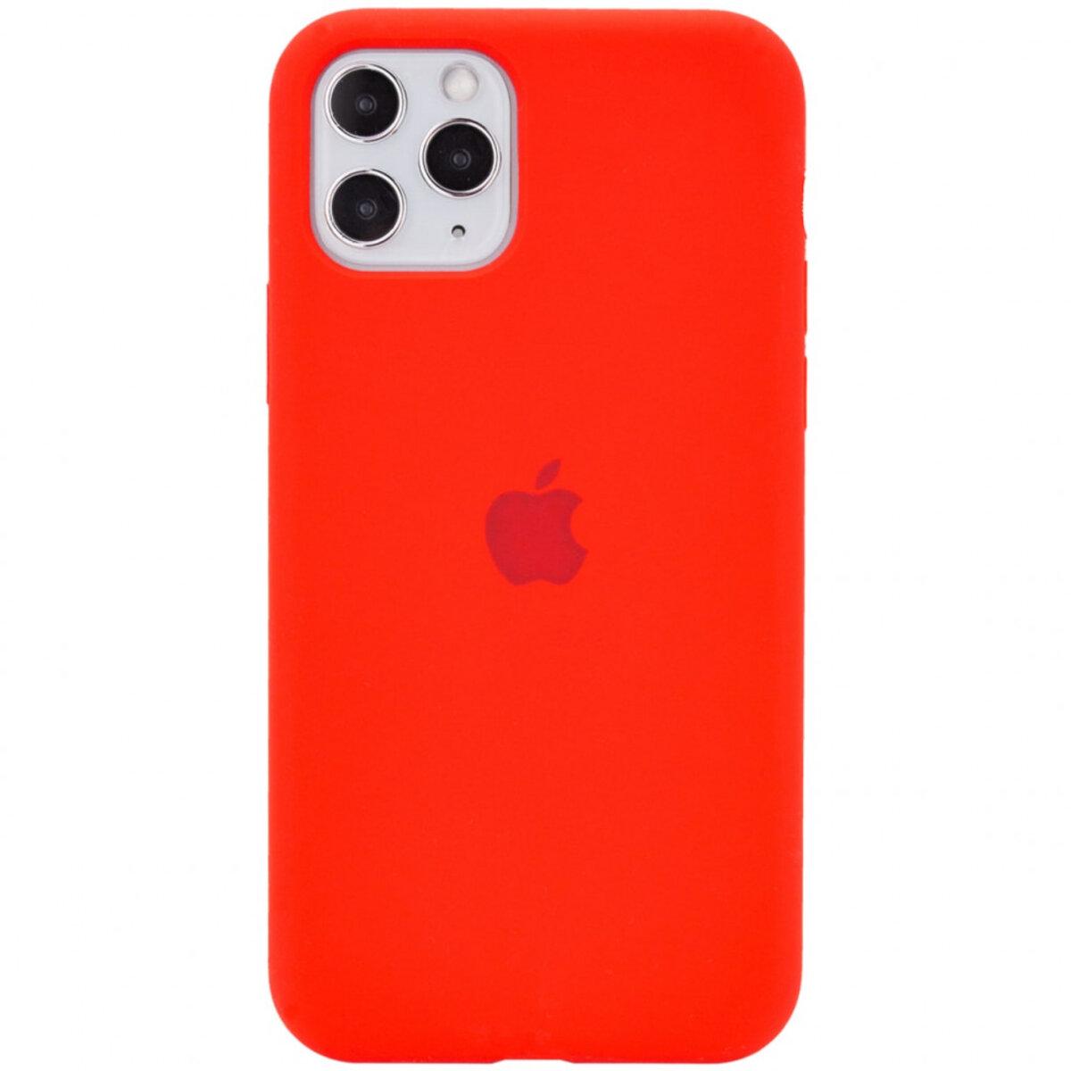 Противоударный чехол Silicone Full Case AA Open Cam для Apple iPhone 11 Pro Red