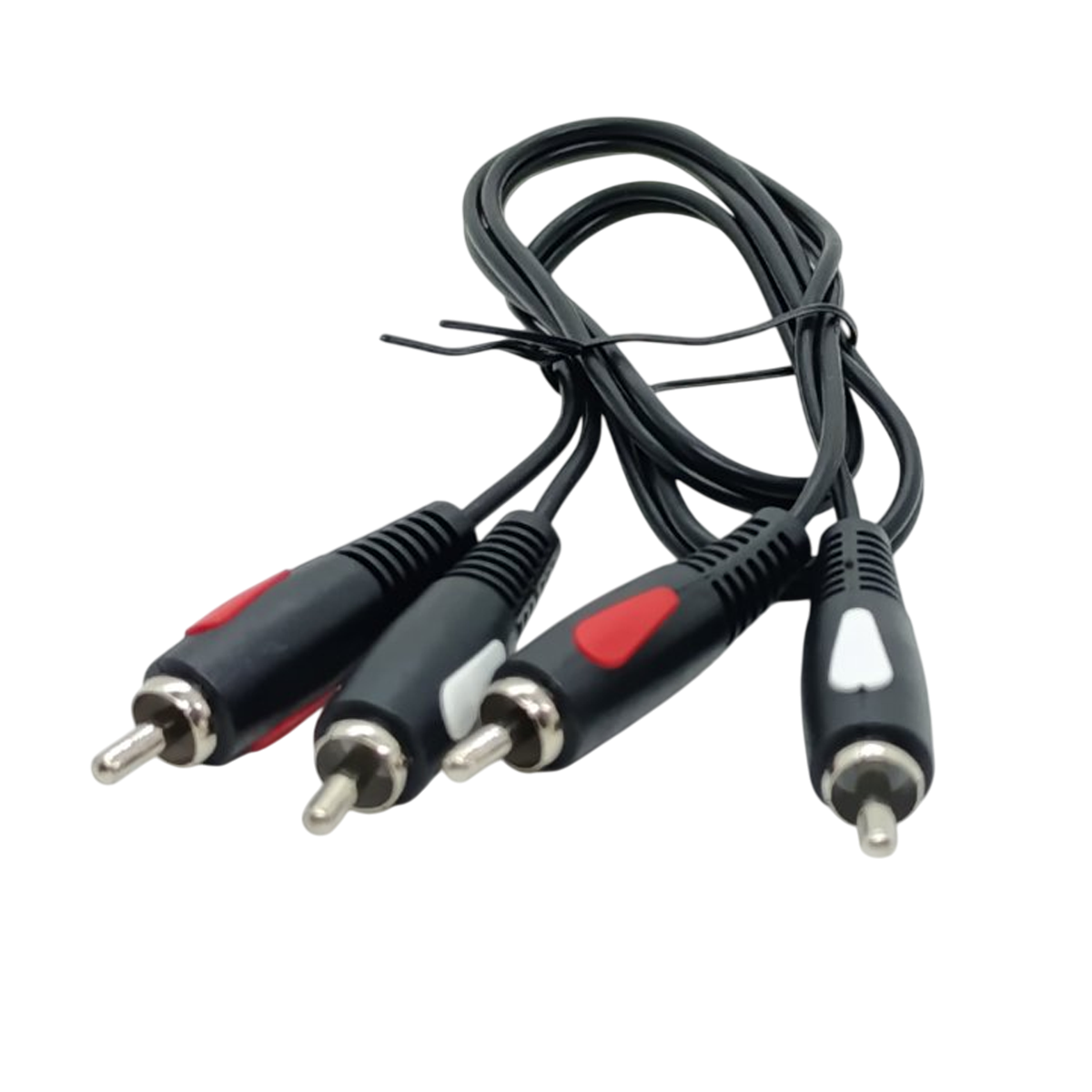 Кабель инсертный Cabletech Eco-line 2RCA-2RCA Cable Audio-Video 0,5 м Black (KPO4001-0.5)